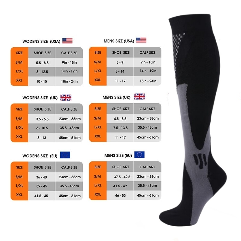 Kaus kaki kompresi S-XXL, ukur - Compression Sock Medical ulasan dan harga