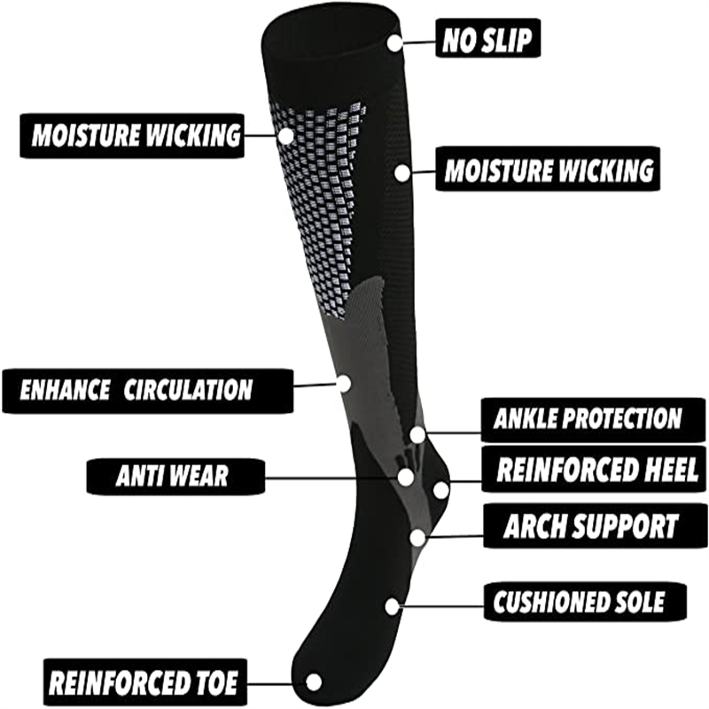 Kaus kaki kompresi S-XXL, ukur - Compression Sock Medical ulasan dan harga