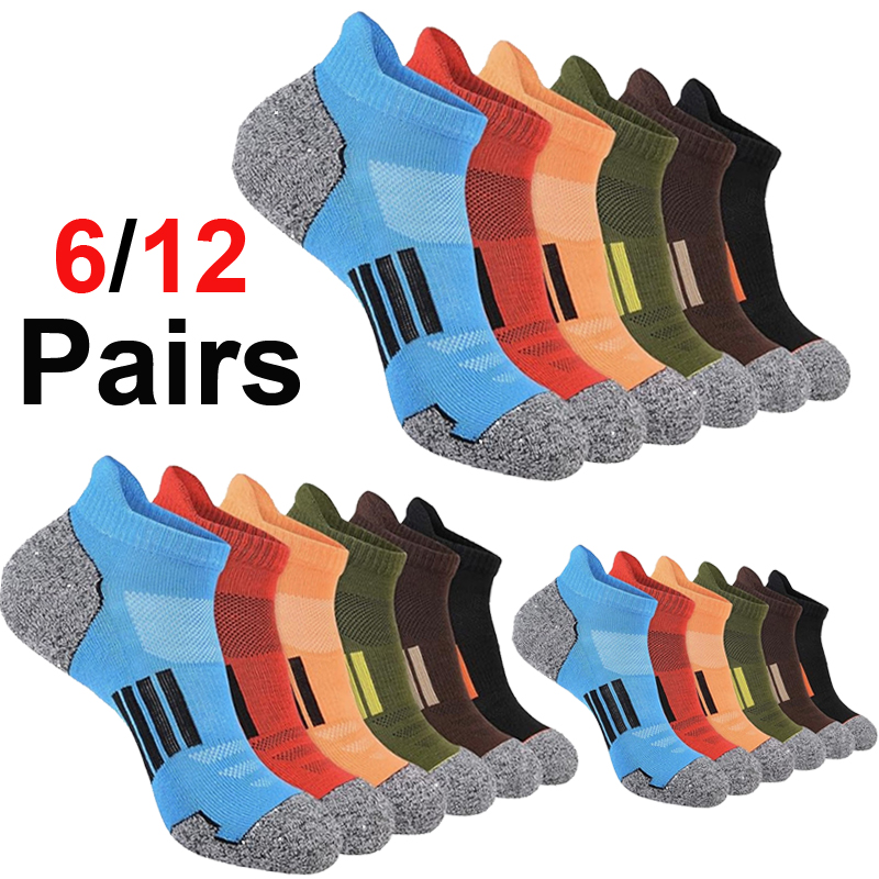 6/12 Pasang Kaus Kaki Pria Ber - Ankle Sock Low Cut ulasan dan harga