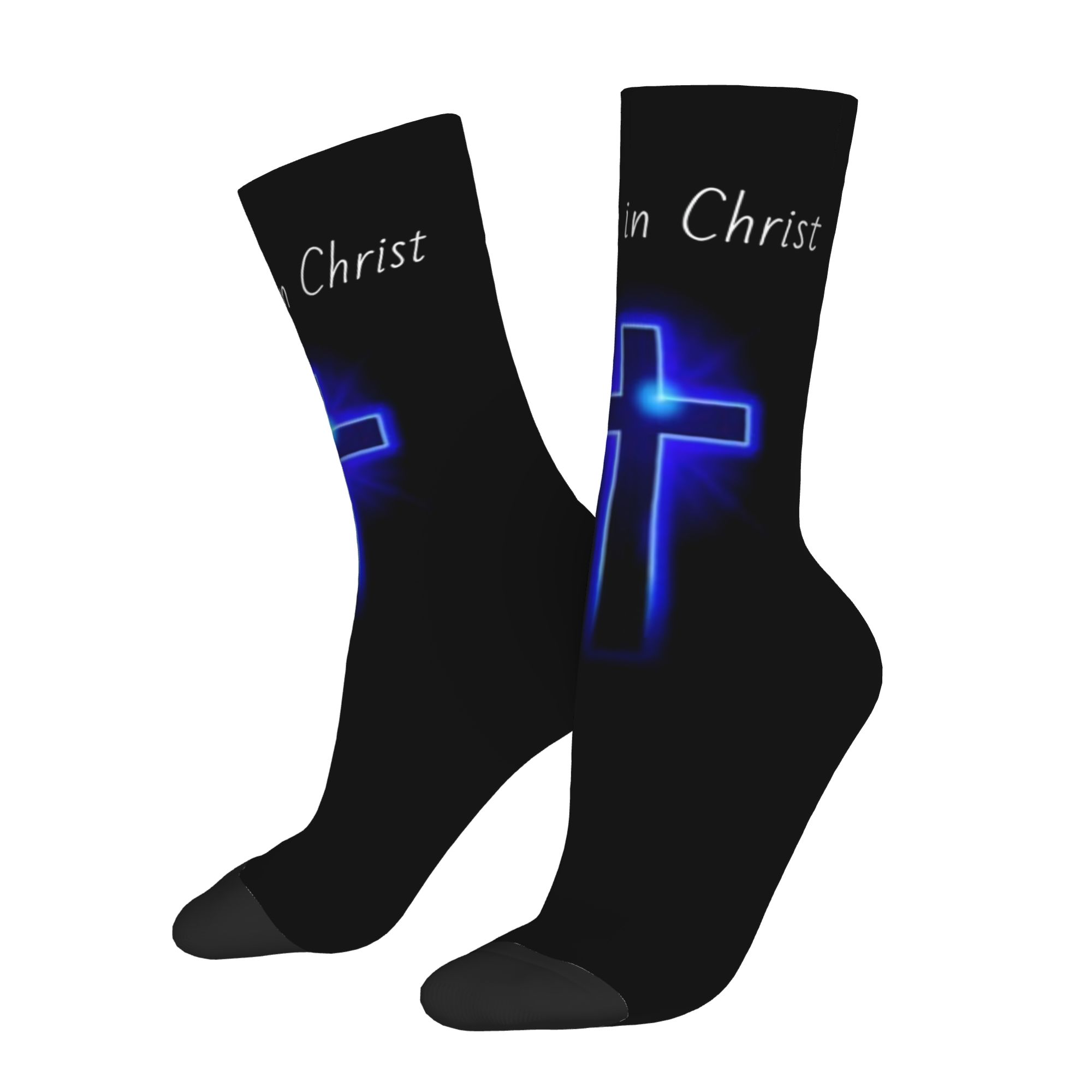 Kaos Kaki Custom Believe Jesus - Dress Sock Men ulasan dan harga