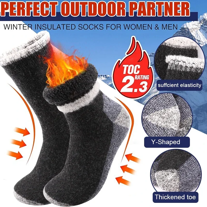 1/3 Pasang Kaus Kaki Wol Pria, - Thermal Sock Winter ulasan dan harga