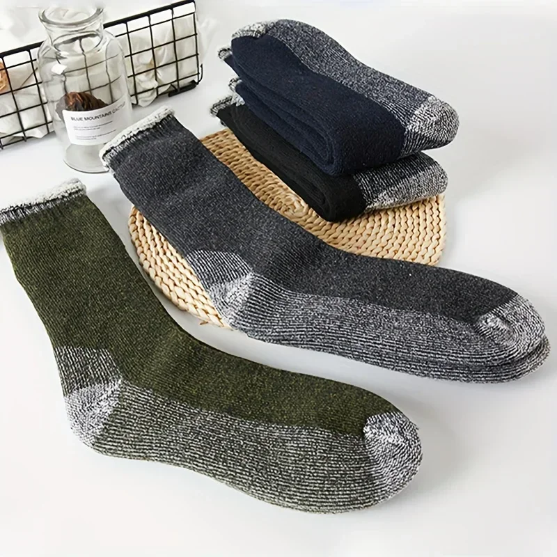 1/3 Pasang Kaus Kaki Wol Pria, - Thermal Sock Winter ulasan dan harga