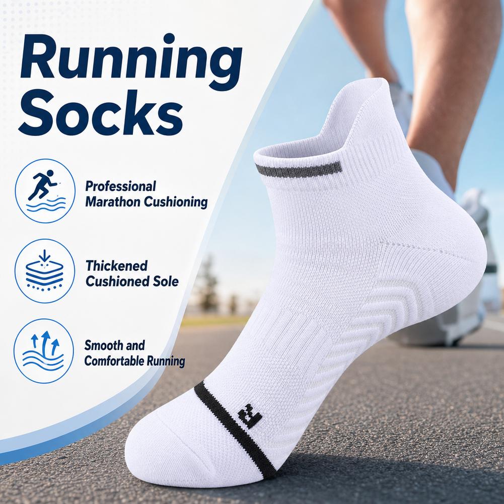 Kaos Kaki Lari Maraton Profesi - Athletic Sock Cushion ulasan dan harga