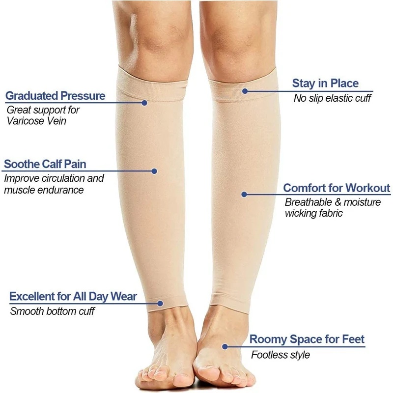 Kaus Kaki Kompresi Betis Tanpa - Compression Sleeve Calf ulasan dan harga